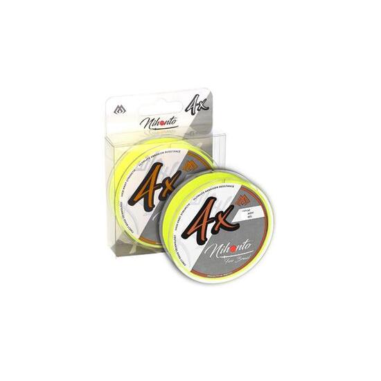 Tresse Nihonto 0,23 mm 20,2 kg 150 m jaune fluo