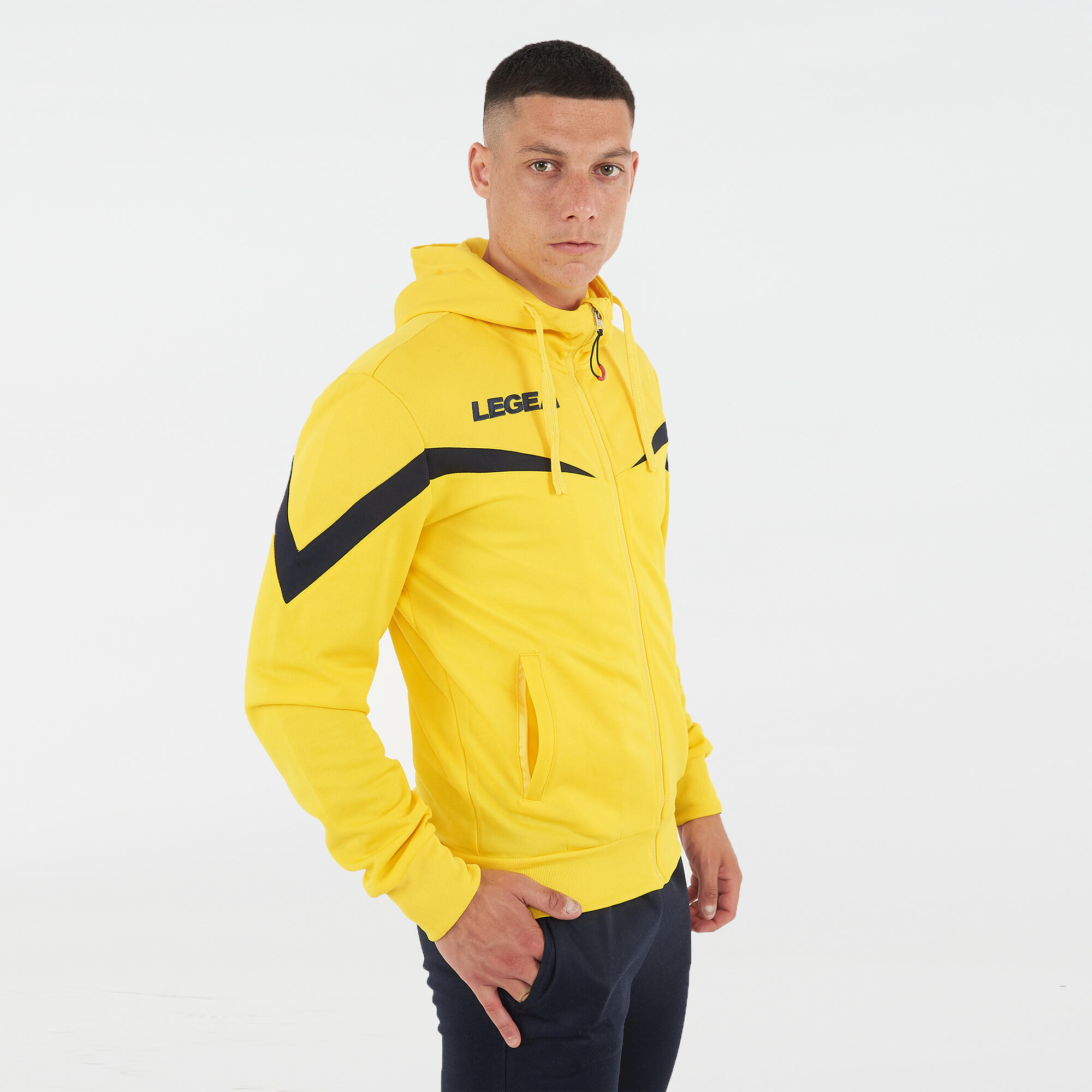 Veste Femme Running Réchauffement Jaune-Bleu Modèle Turquie 6/7
