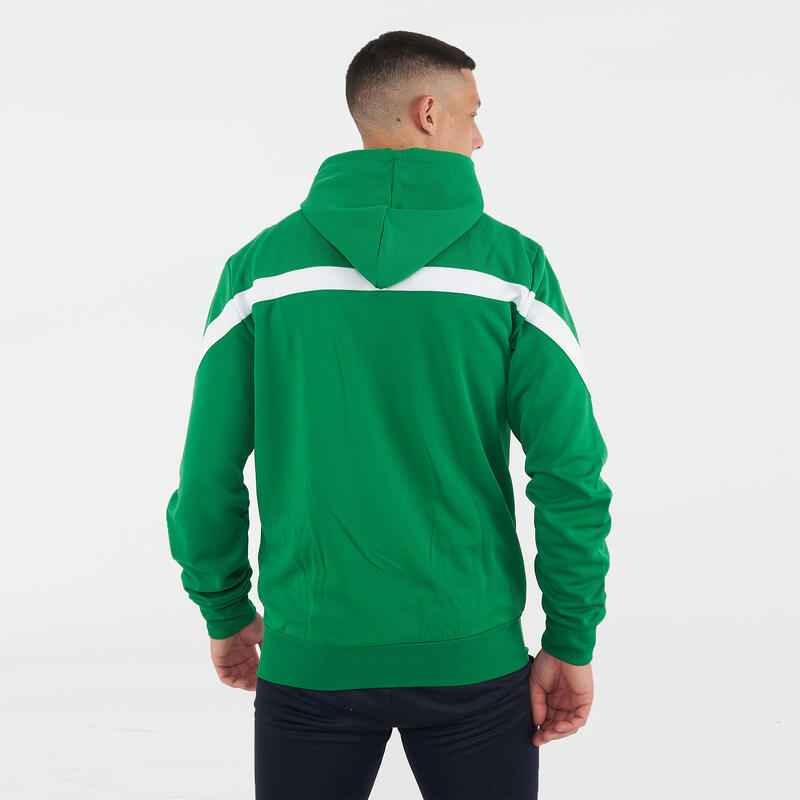 Bărbați Running Giacca da riscaldamento 100% poliestere verde-bianco Turchia