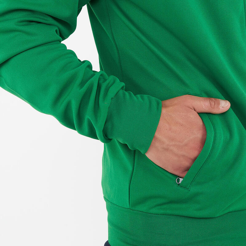 Bărbați Running Giacca da riscaldamento 100% poliestere verde-bianco Turchia