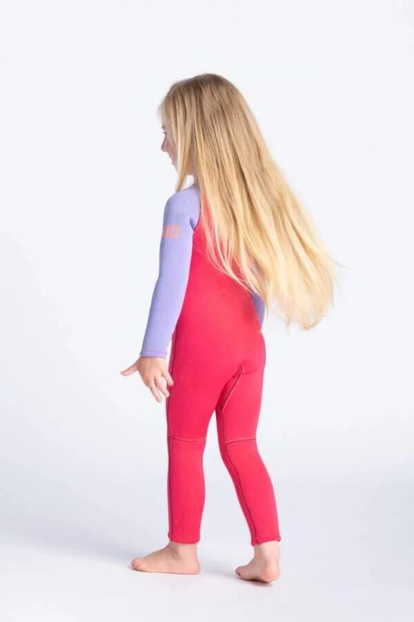 COMBINAISON NEOPRENE INTEGRALE C-SKINS KID BABY STEAMER CORAL 2/6