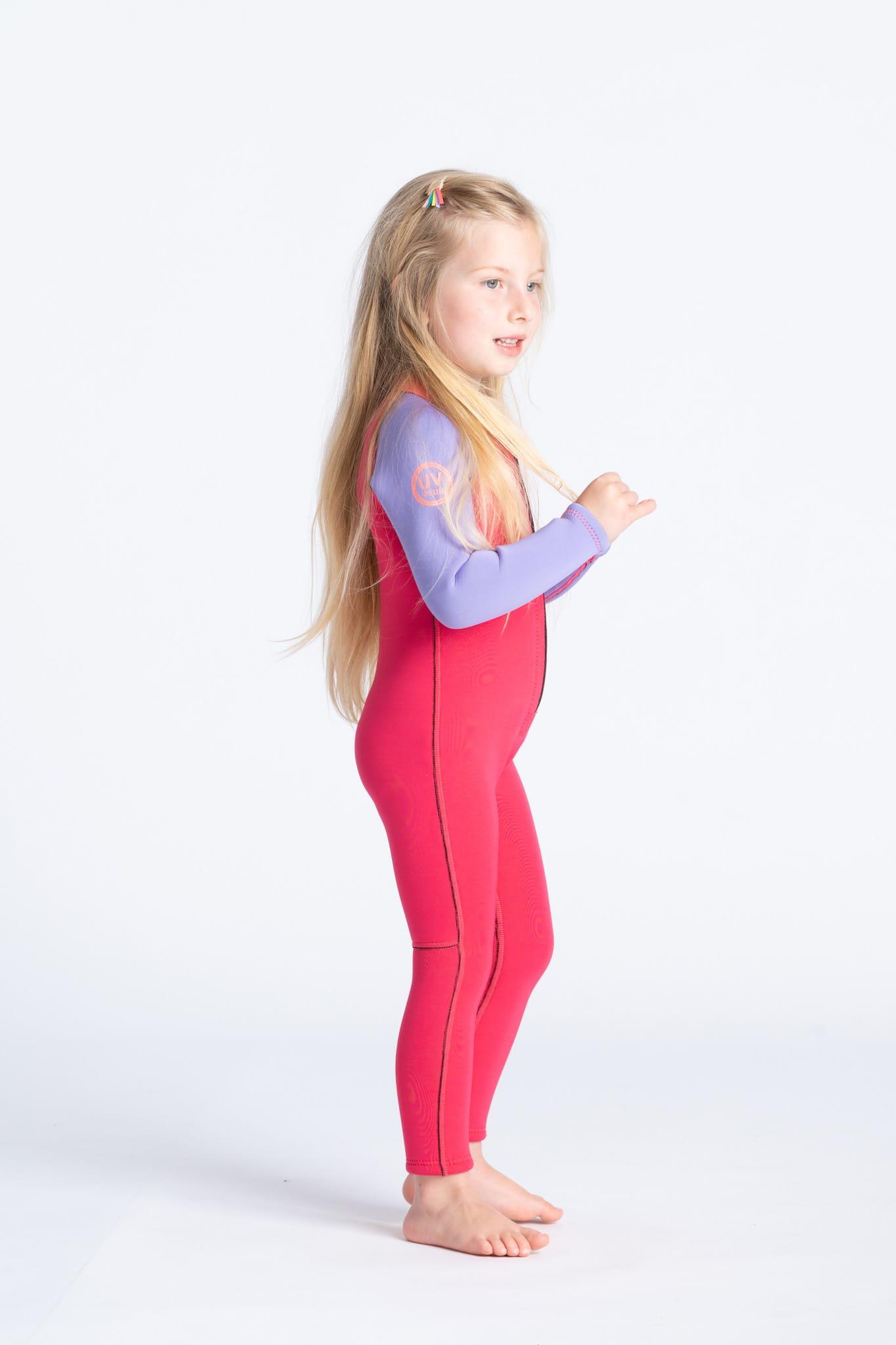 COMBINAISON NEOPRENE INTEGRALE C-SKINS KID BABY STEAMER CORAL 5/6