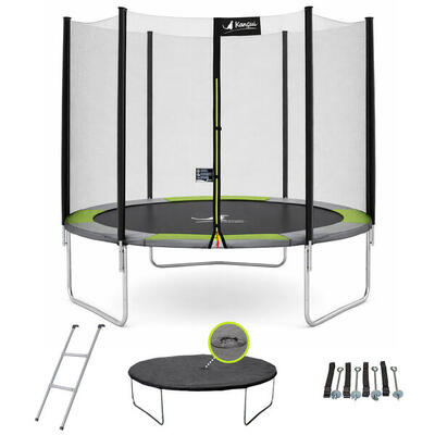 Trampolino Ø250cm scaletta telo di copertura e kit ancoraggio - RALLI 250