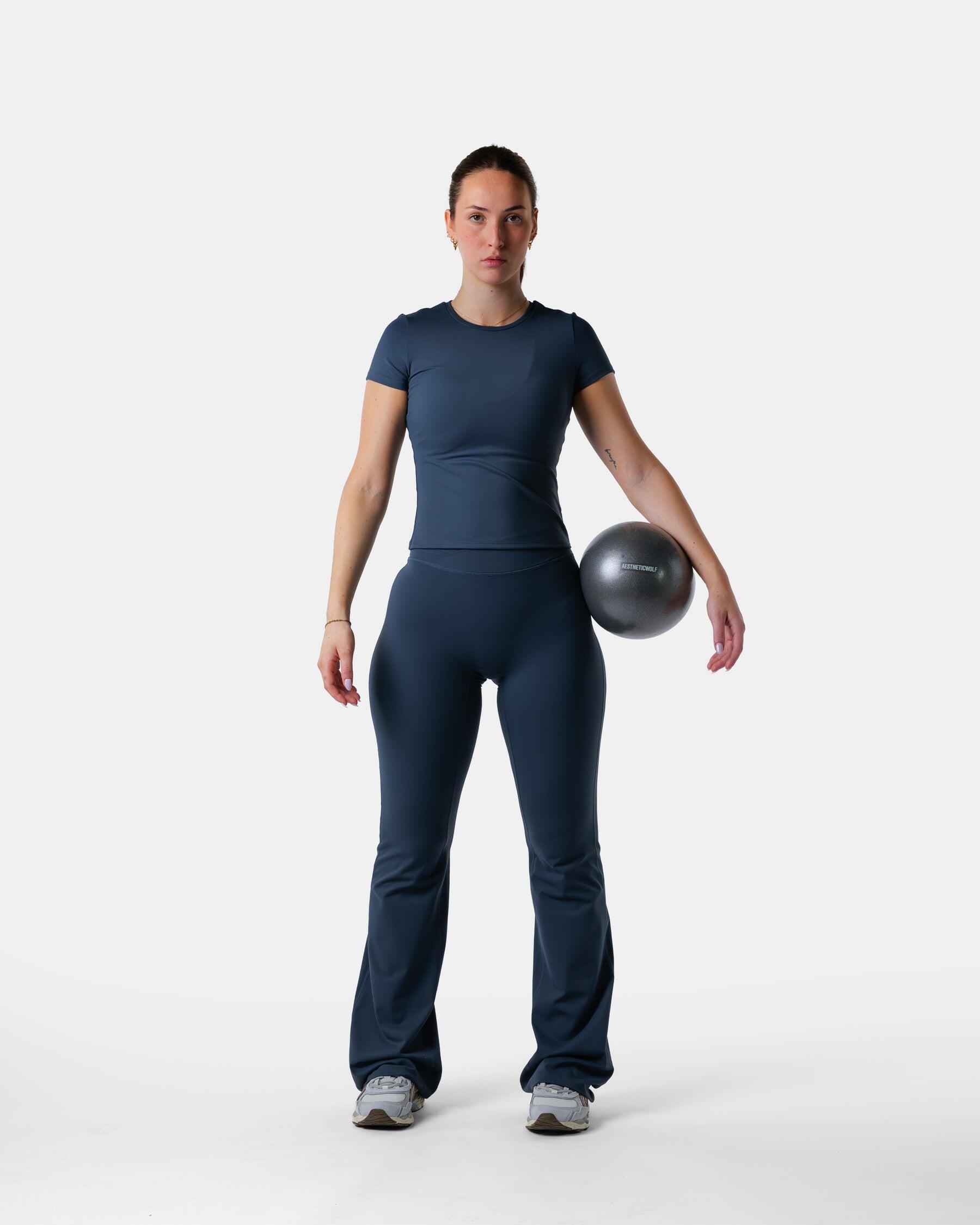Kit pilates premium - tapis antidérapant arqué & ballon souple - gris pierre 7/7