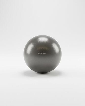 Ballon de pilates souple premium 25cm Gris pierre