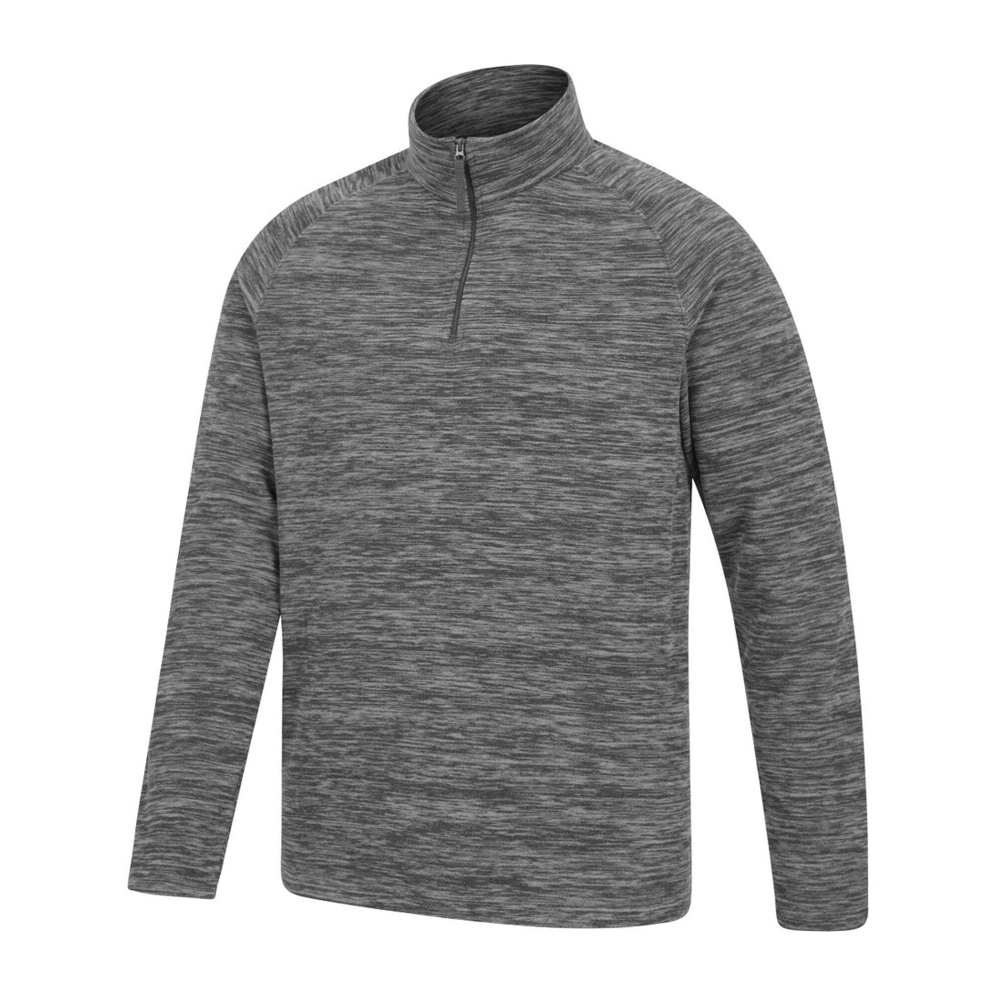"Snowdon II" FleeceOberteil für Damen Herren Grau 3/4