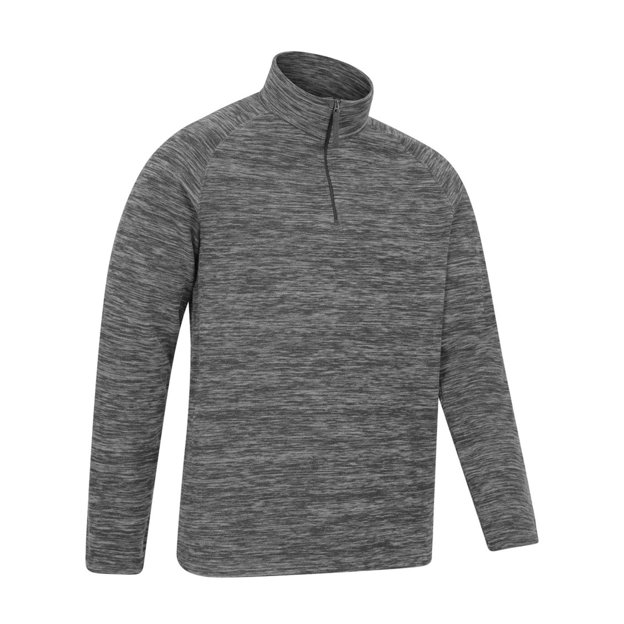 "Snowdon II" FleeceOberteil für Damen Herren Grau 4/4