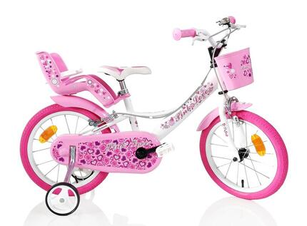 Vélo fille SCH Pink Love 16'' avec accessoires