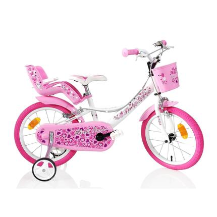 Rowerek dziewczęcy SCH Pink Love 12” z akcesoriami