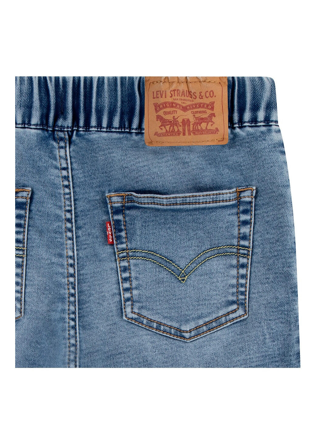 Short Levi's modèle 9ED613-MDH pour enfants 5/5