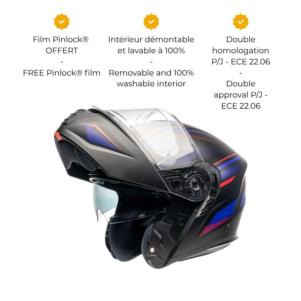 ATLAS HORIZON Adulte Noir/Violet/Rouge Mat Dexter 3/7