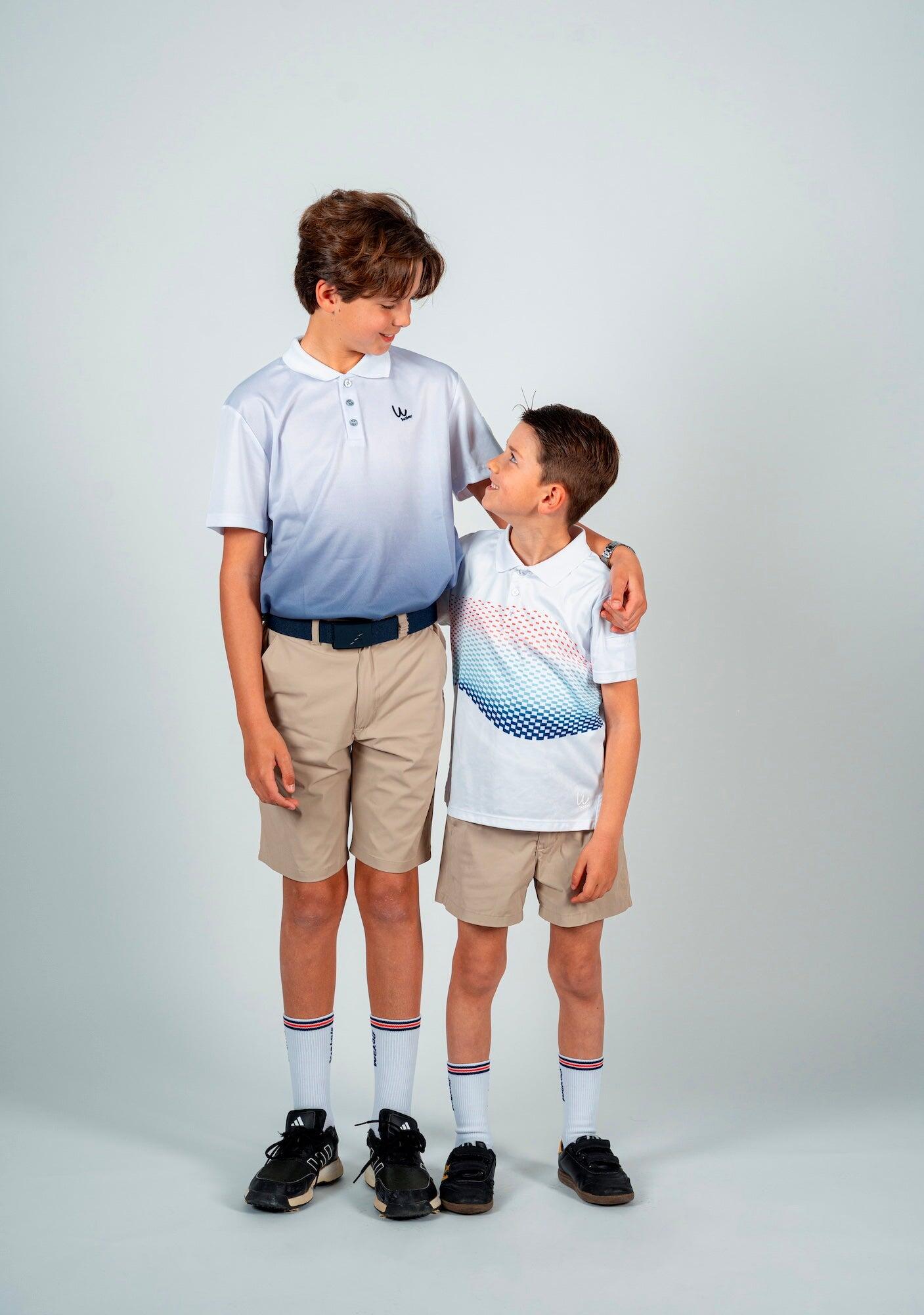 Bermuda de golf beige fédération pour enfant 6/6