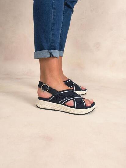 Sandales compensées Femme - LAIHONA Baltic Foncé