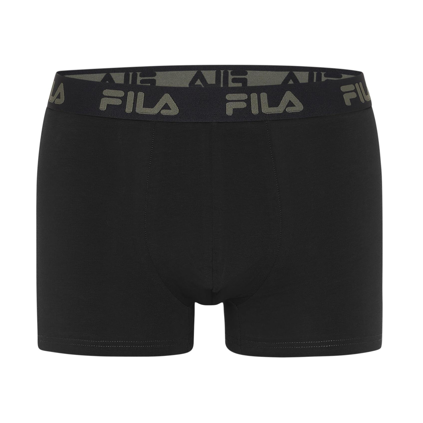 MAN BOXER ELASTIC WITH LOGO PACK OF 2 PIECES 2/7
