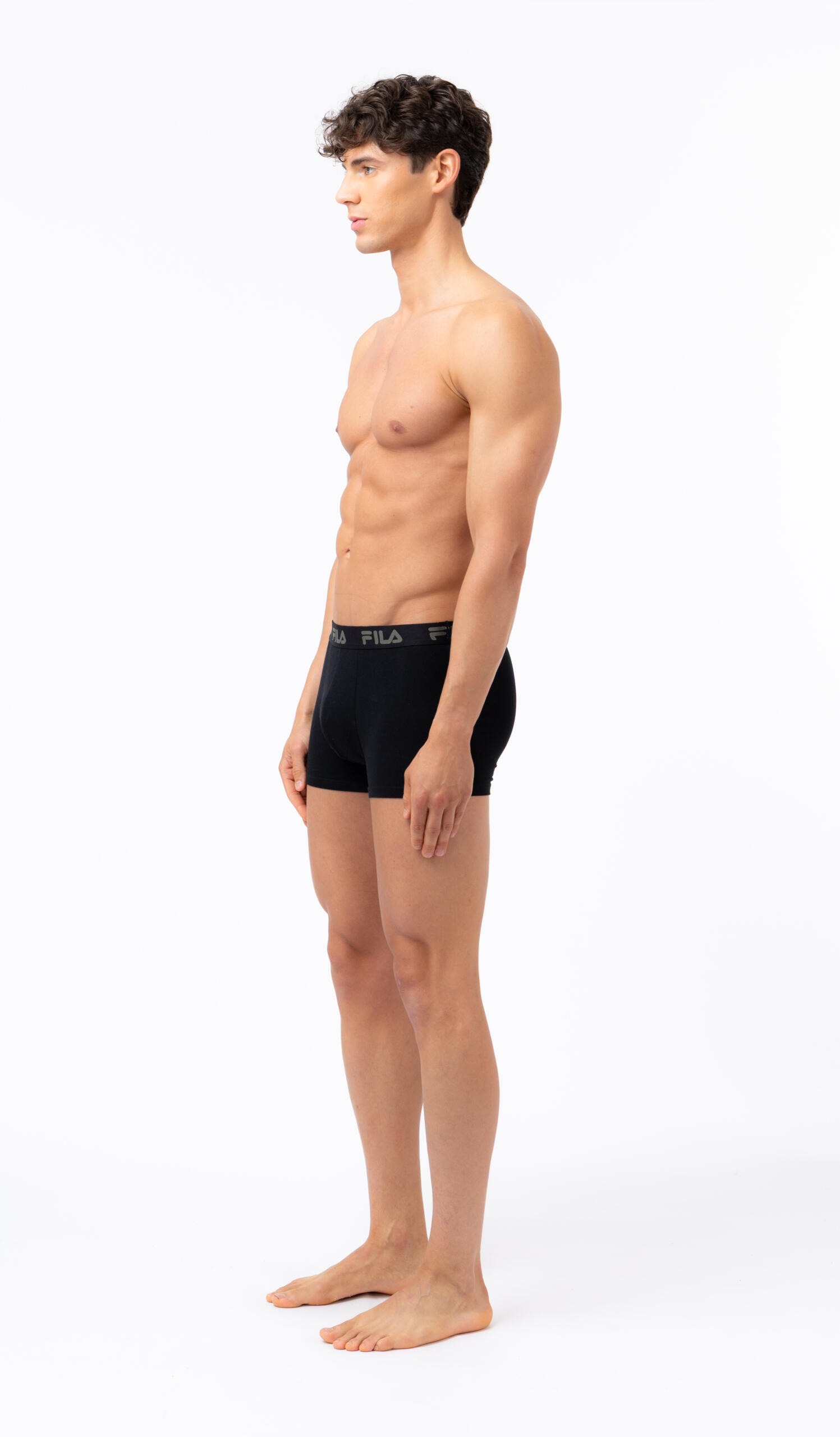 MAN BOXER ELASTIC WITH LOGO PACK OF 2 PIECES 7/7