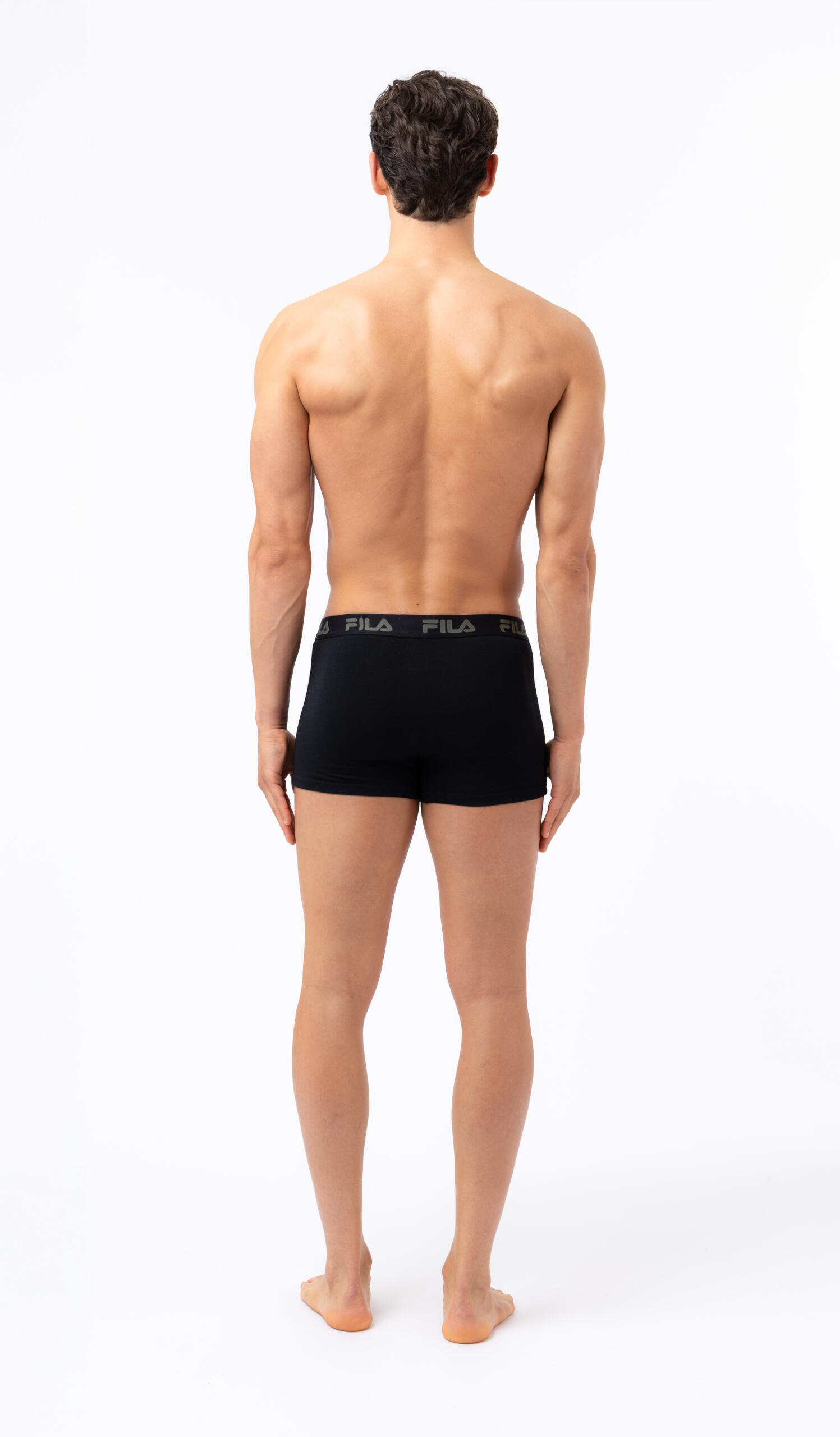 MAN BOXER ELASTIC WITH LOGO PACK OF 2 PIECES 6/7