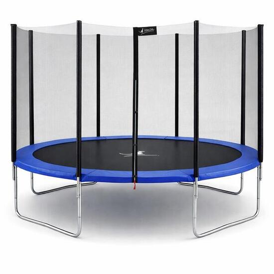 Trampoline rond Bleu Ø360cm avec filet de protection