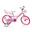 Bicicletă pentru fete SCH Pink Love 16” cu accesorii