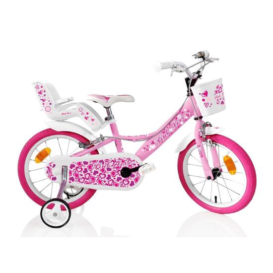 Rowerek dziewczęcy SCH Pink Love 12” z akcesoriami