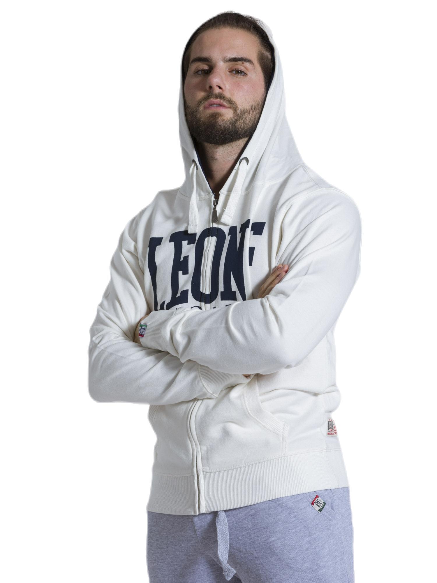 Felpa da uomo con cappuccio e zip Leone 1947 Apparel 6/8