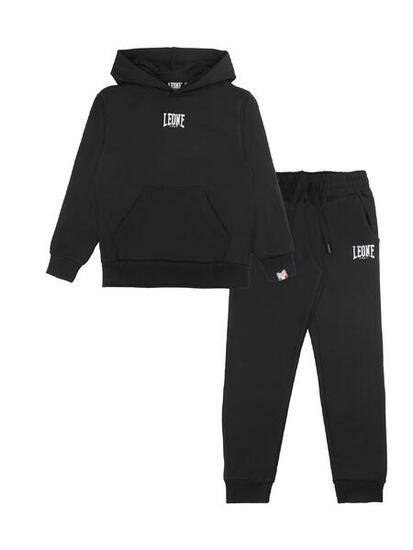 Leone 1947 Vintage-Winter-Trainingsanzug zum Überziehen mit Kapuze für Kinder