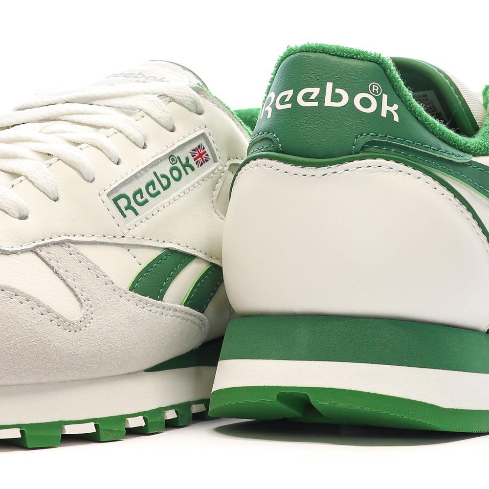 Reebok Classic Leather 1983 Vintage Sneaker Herren Weiß/Grün 7/7