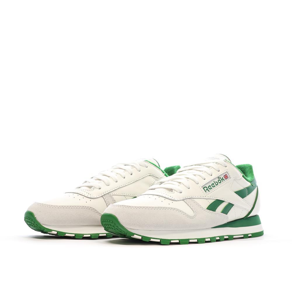 Reebok Classic Leather 1983 Vintage Sneaker Herren Weiß/Grün 6/7