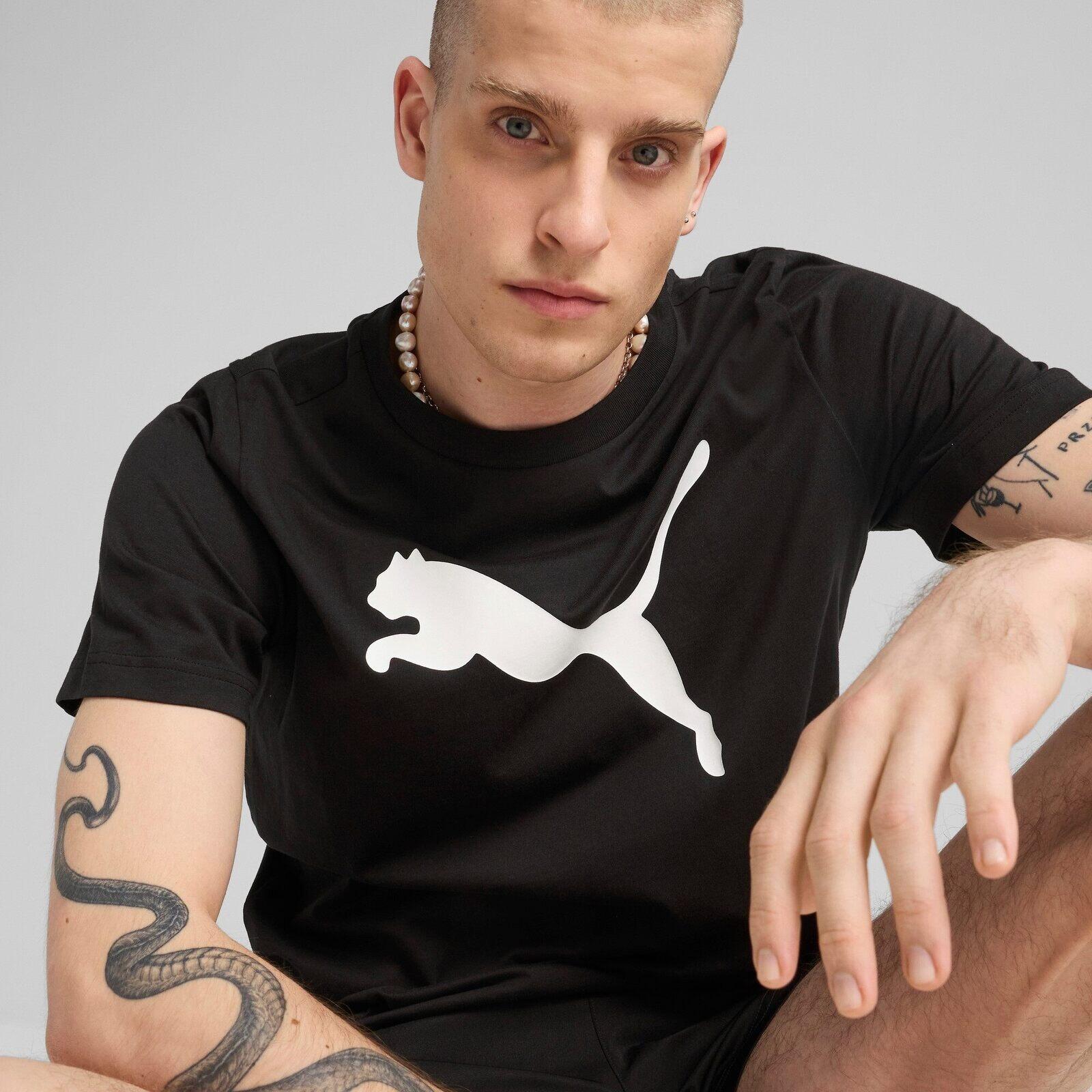 T-shirt Puma Ess Tee, Noir, Hommes 5/5