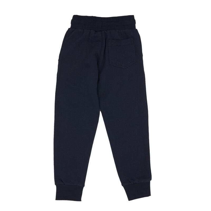 Pantaloni jogger simpli cu logo mare pentru băieți