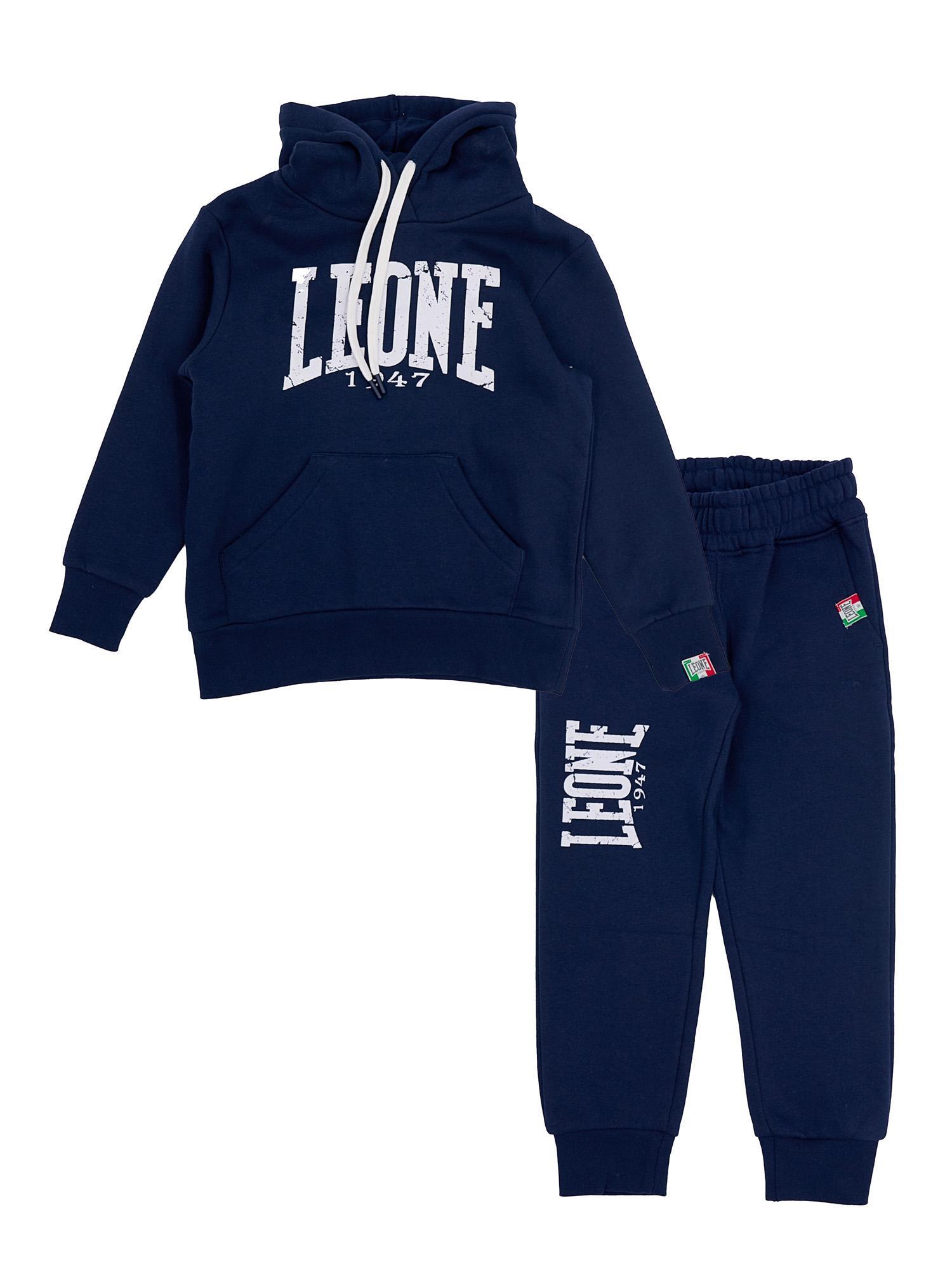 Leeuwenhoodie trainingspak voor kinderen, grijs, voor jongens 3/6