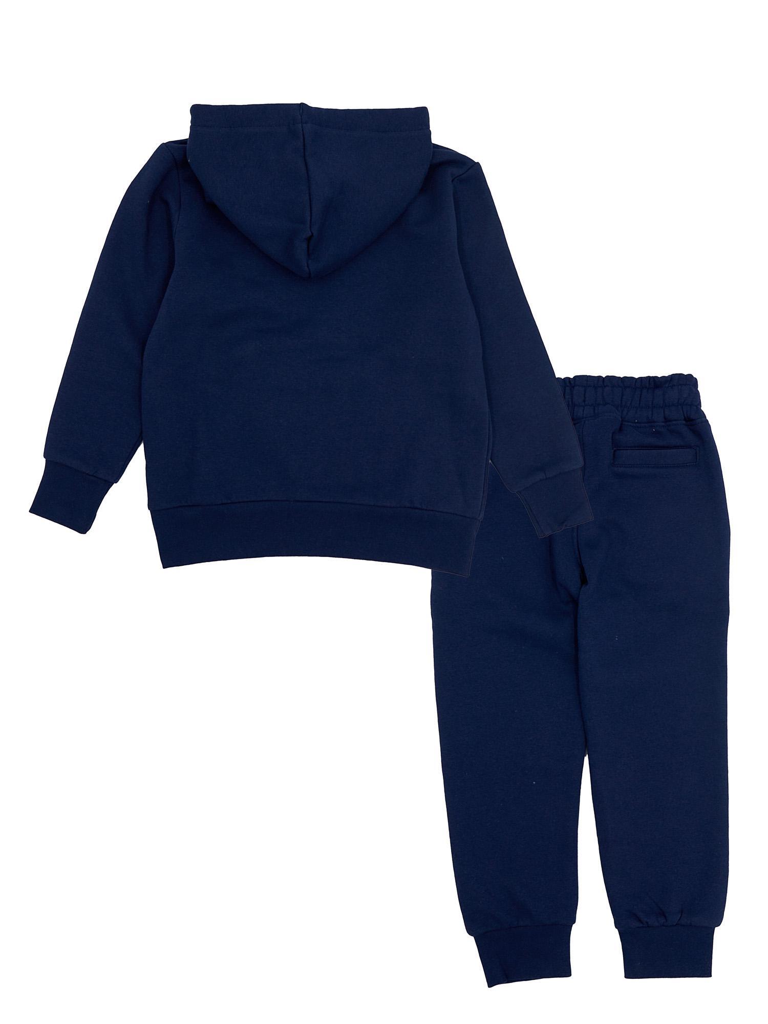 Leeuwenhoodie trainingspak voor kinderen, grijs, voor jongens 4/6