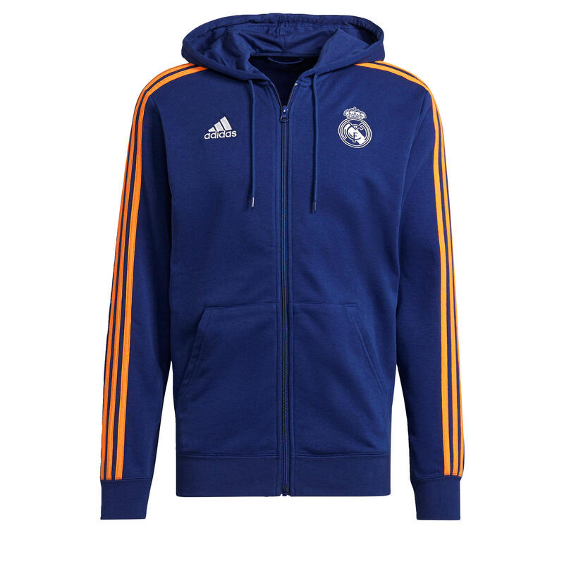 Veste à capuche Real Madrid 3-Stripes Full-Zip