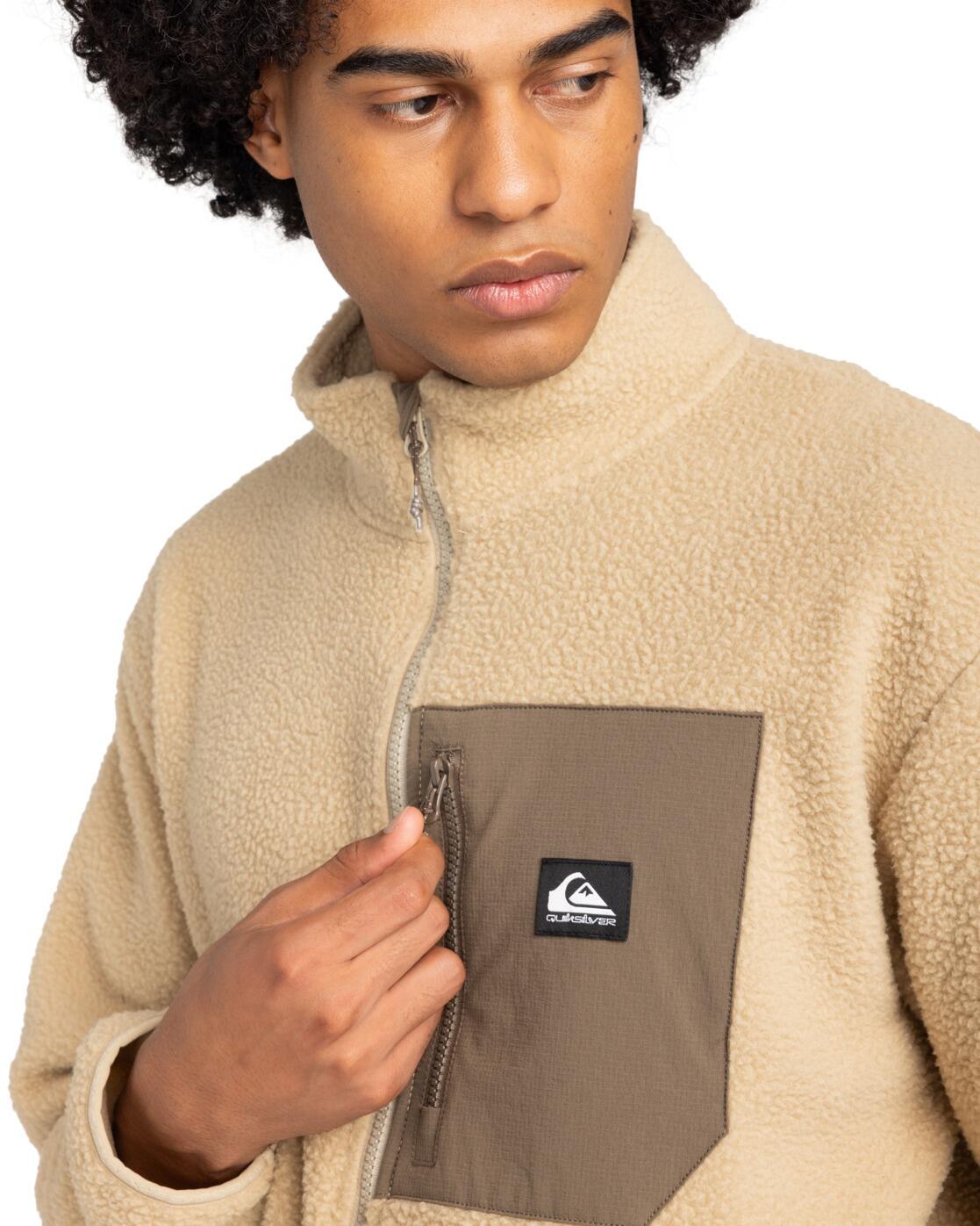 Sweatshirt mit Reißverschluss CLEAN COAST Beige Herren 3/5