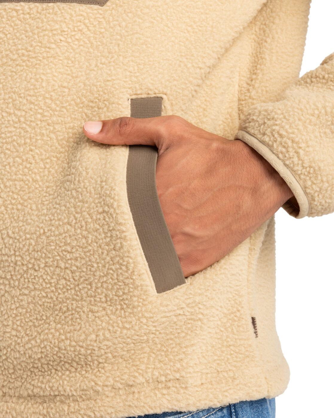 Sweatshirt mit Reißverschluss CLEAN COAST Beige Herren 4/5