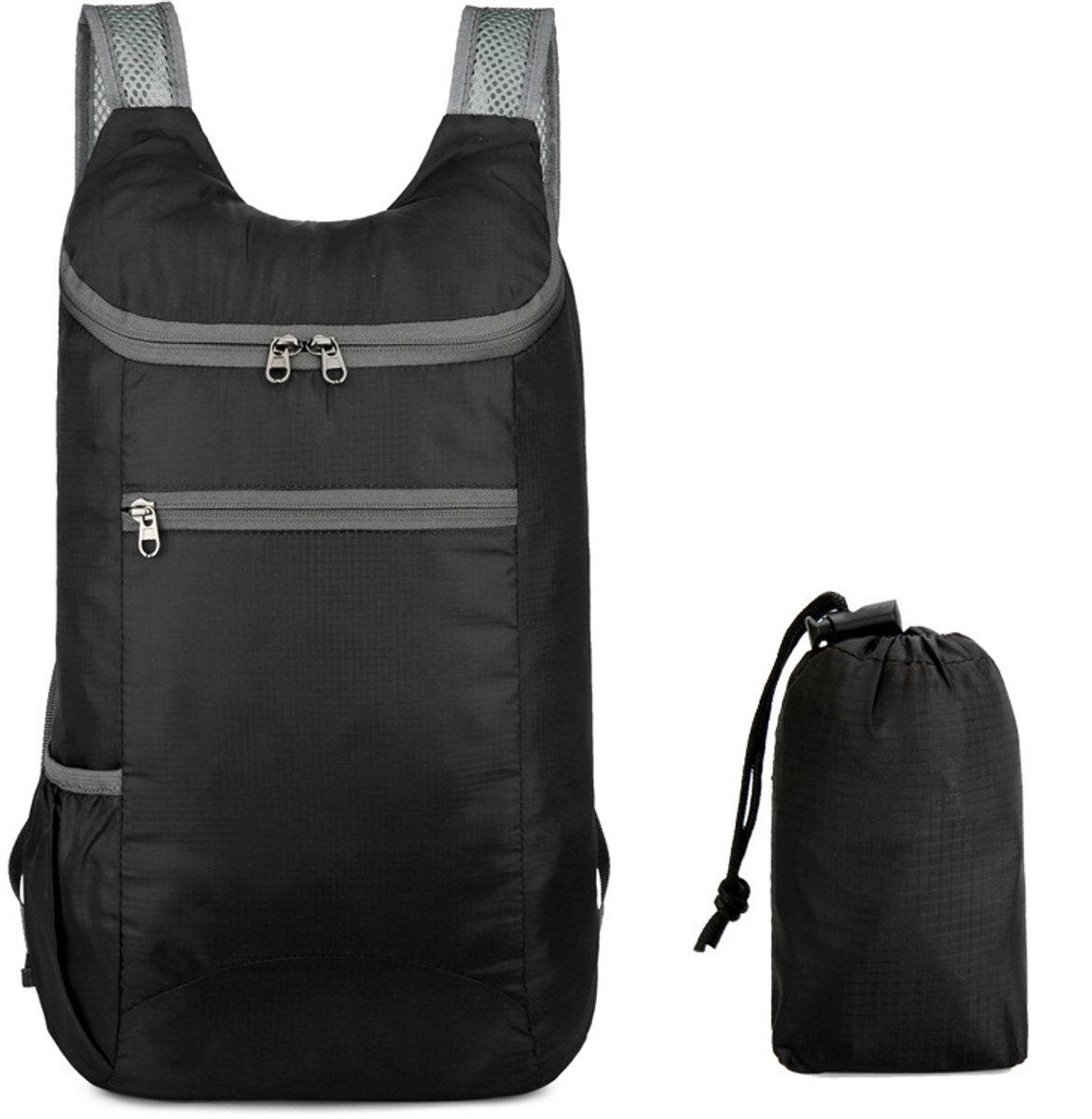 Ultralight Foldable Backpack Black, One size