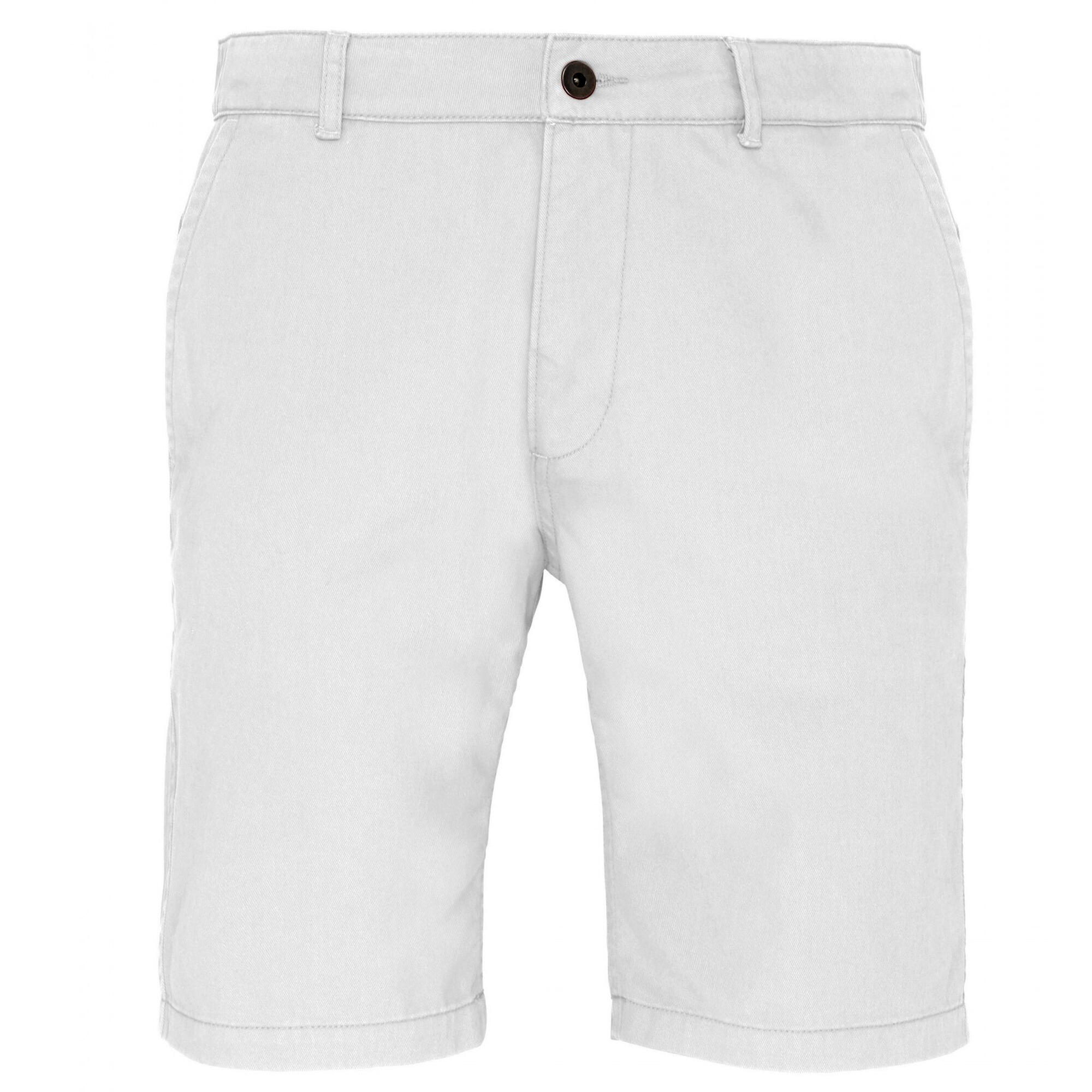 Short Décontracté Style Chino Homme (Blanc) 2/2
