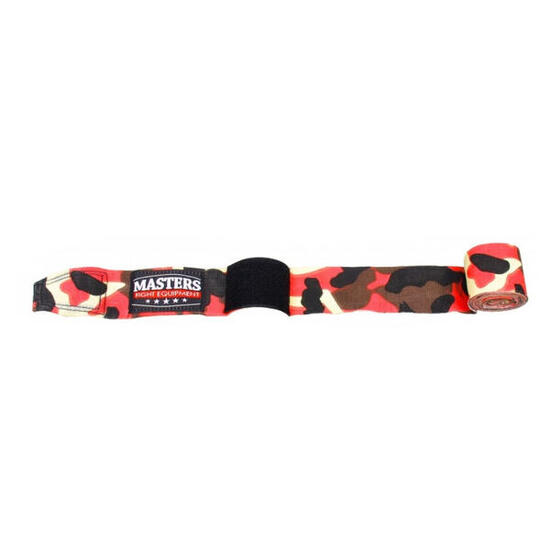 Bandes De Boxe Motif/style Camouflage Adulte (Rouge)