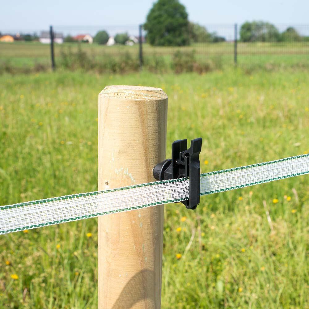 25 isolateurs ruban 12 à 40 mm pour clôture électrique Equitation 3/4