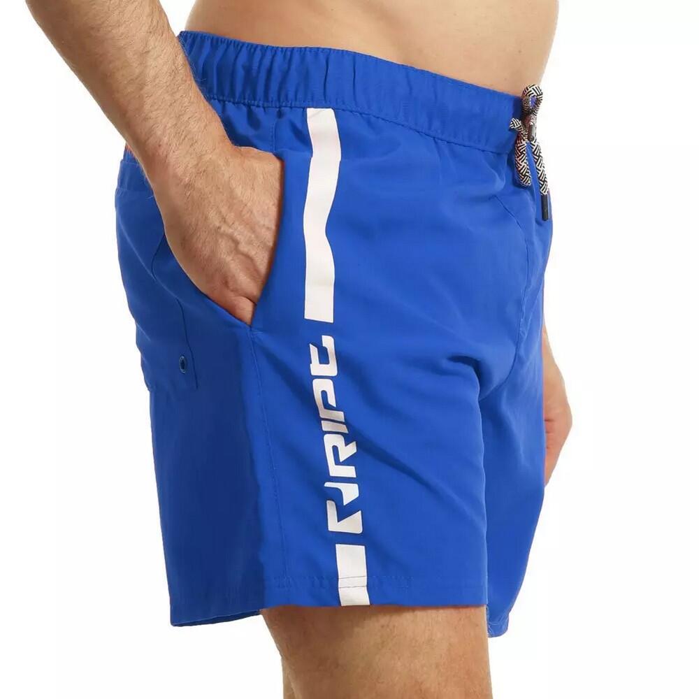 Short De Bain Homme (Bleu Roi / Blanc) 4/4