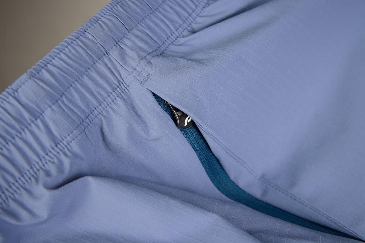 Pantaloncini da gravel da uomo 5" P-Cruise blu acciaio - Bike&Active 7/7