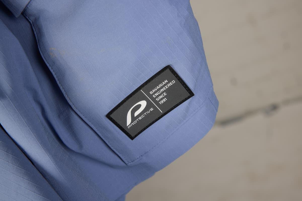 Pantaloncini da gravel da uomo 5" P-Cruise blu acciaio - Bike&Active 5/7