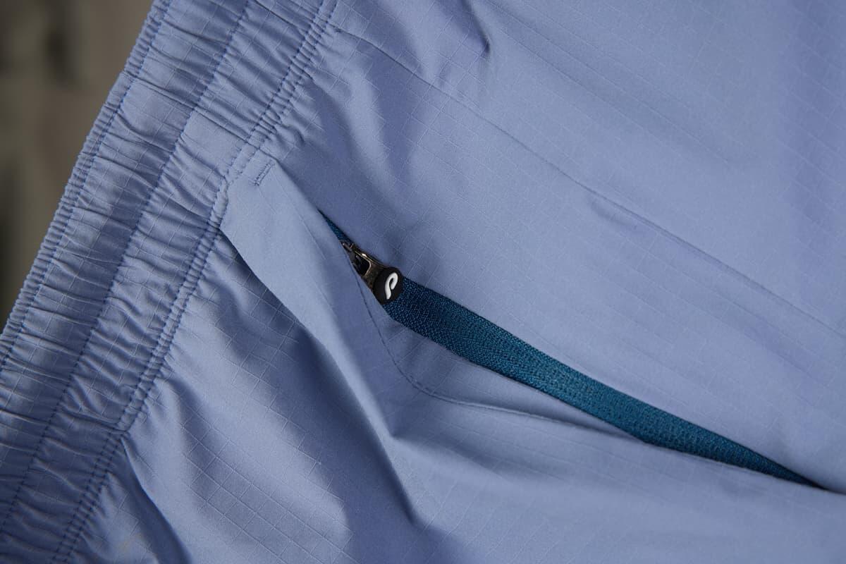 Pantaloncini da gravel da uomo 5" P-Cruise blu acciaio - Bike&Active 4/7