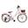 Bicicletă pentru fete Dolce Vita CAPPUCCINO 20" 7 viteze cu coș - Roz