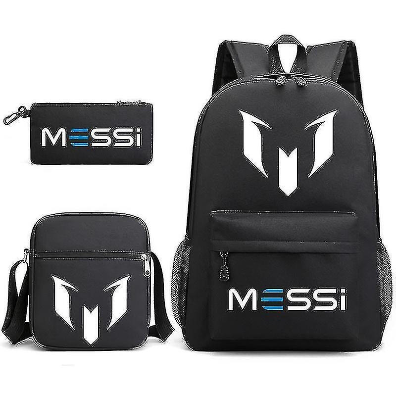 3pcs Football Backpack Rucksack for Women Men