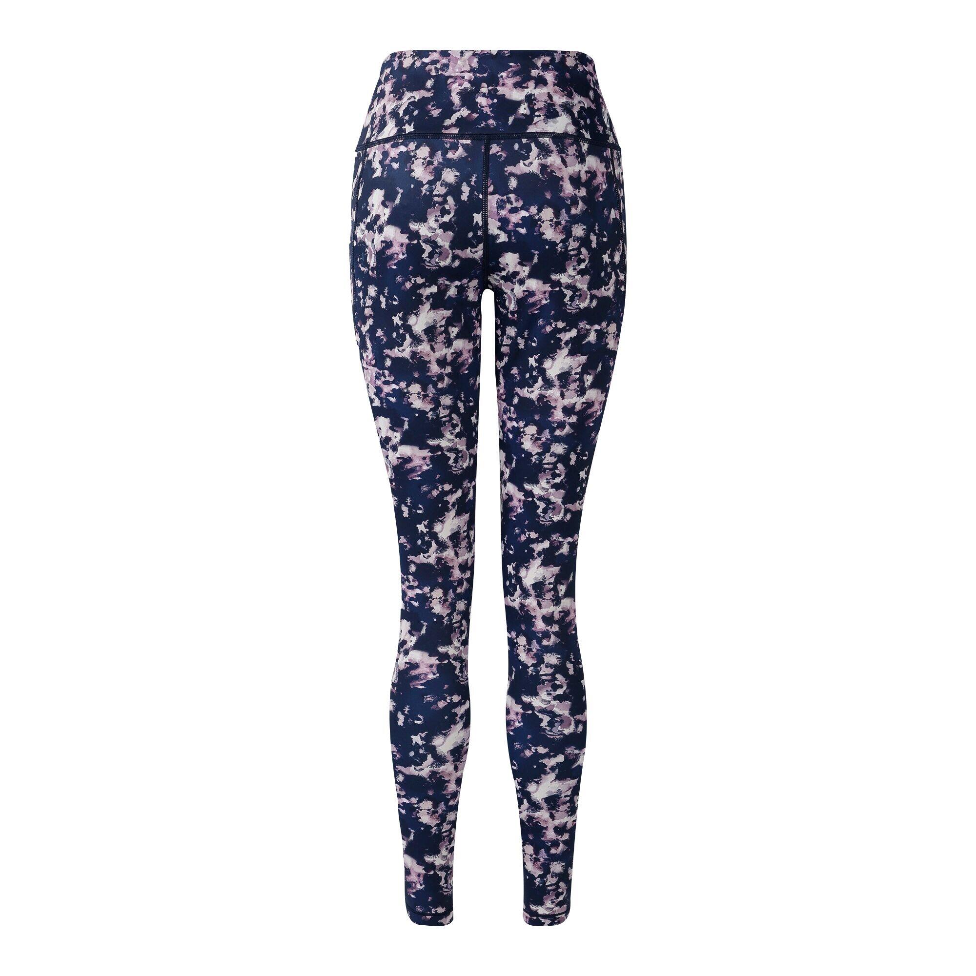 Legging Motif/style Impression À L´encre INFLUENTIAL Femme (Bleu Marine) 2/4