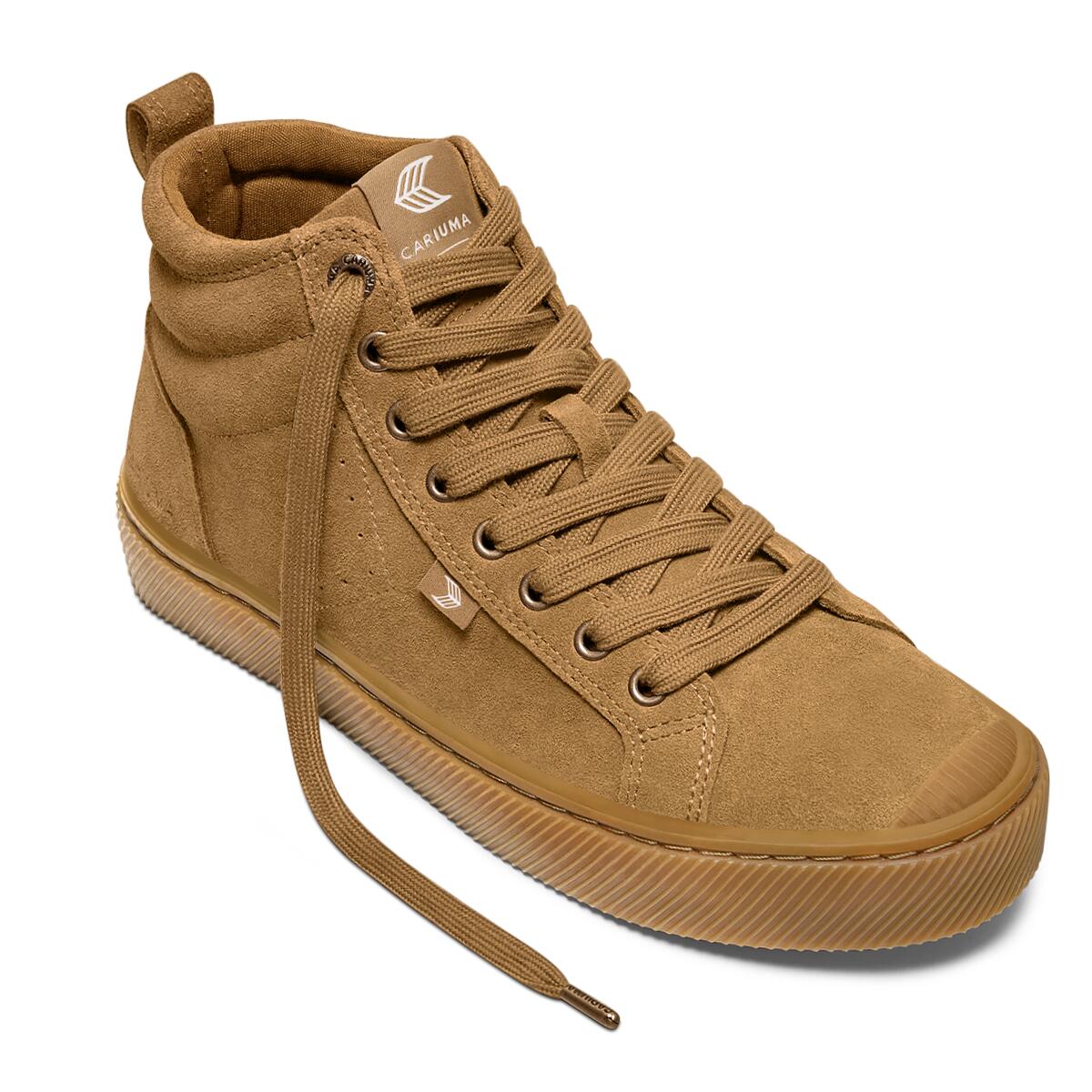 Buty męskie Cariuma OCA HIGH SUEDE ALL CAMEL