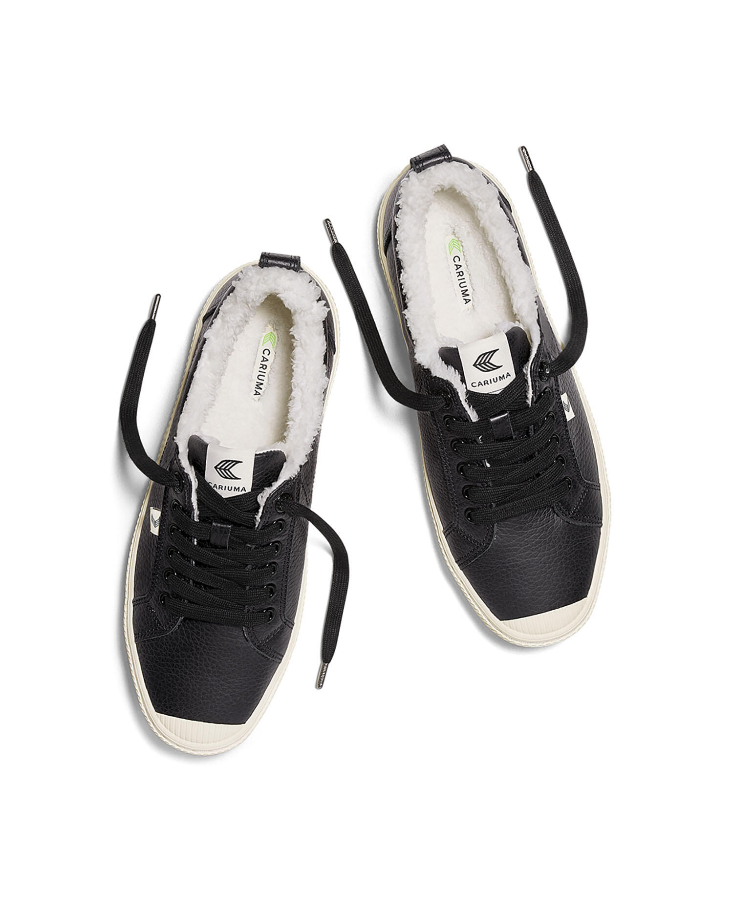 Buty męskie Cariuma OCA THERMA PEBBLED LEATHER BLACK 4/5