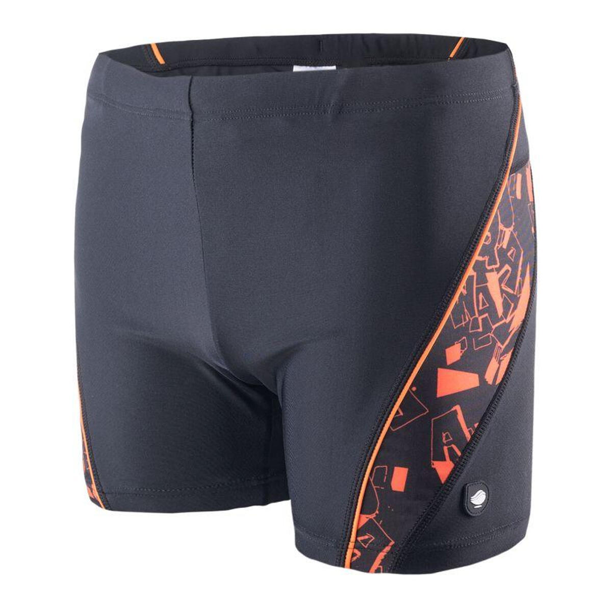 Calções de banho Fiero para rapaz (Preto / Laranja) 3/3