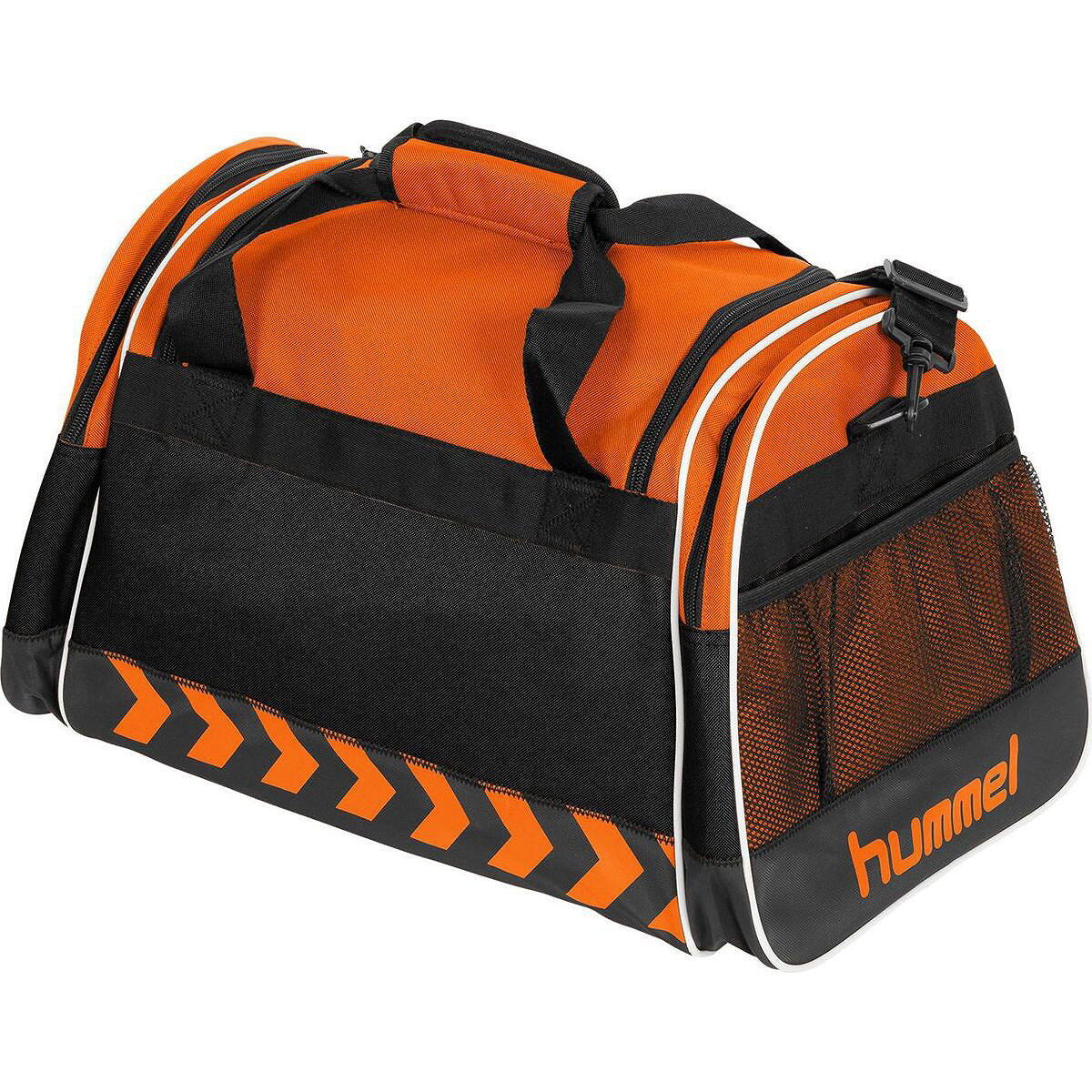 Hummel Milford (M) Sac de sport avec poches latérales - Orange 4/5