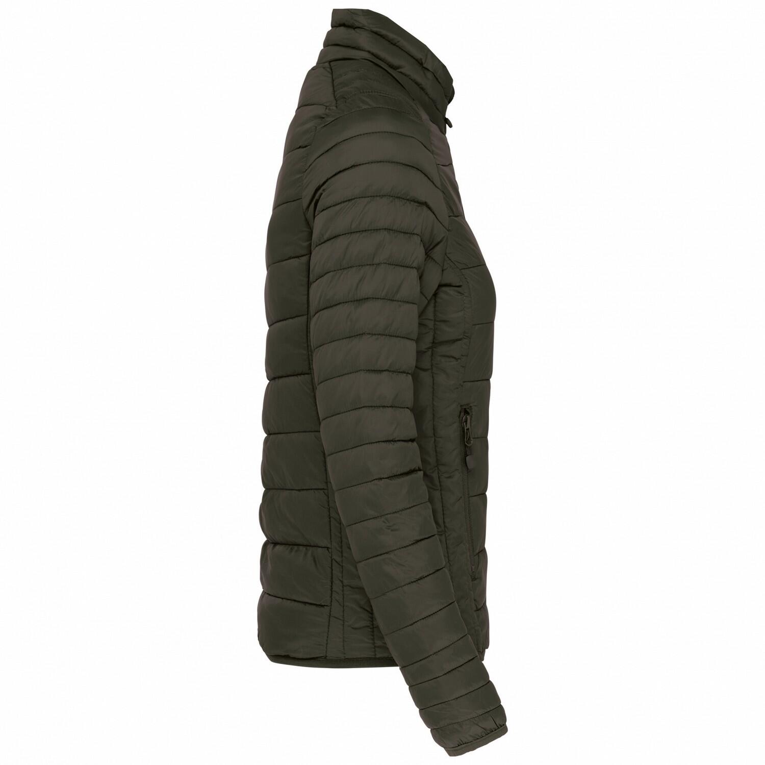 Steppjacke für Damen Dunkel-Khaki 3/3